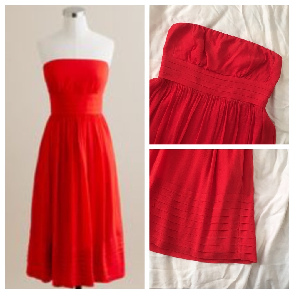 J. Crew Juliet Dress, Silk Chiffon, Size 10